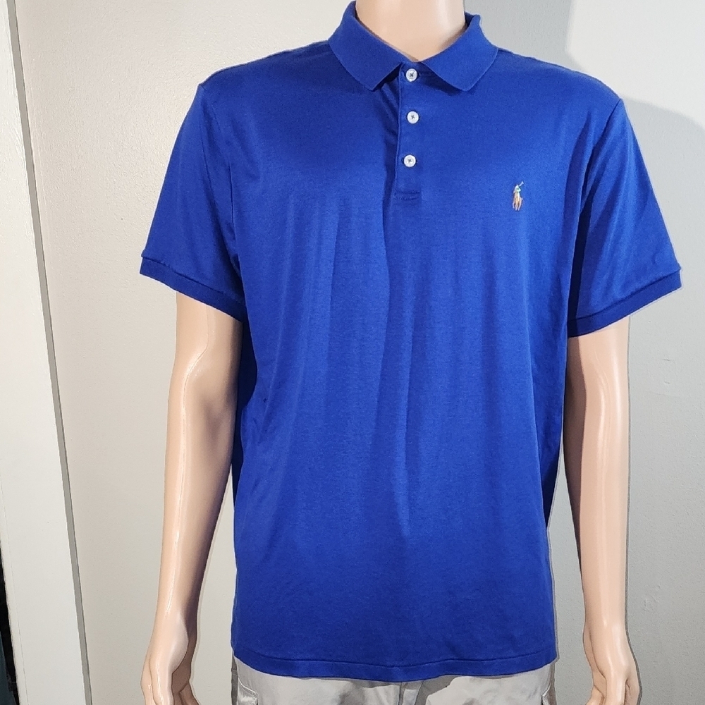 Polo by Ralph Lauren Men's Royal Blue Polo Shirt